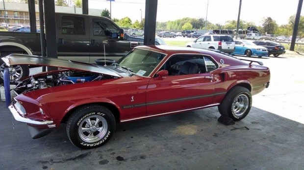 1969 Ford Mustang Mach 1 428 Candy Apple Red 428CJ44