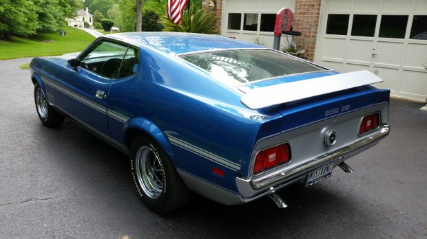 1971 Mustang Boss 351 Original, Grabber Blue1