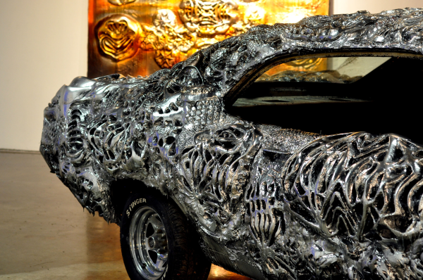 Ford Torino 3D printed liquid metal by Ioan Florea3