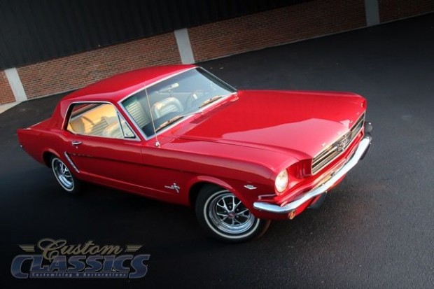 1965 Ford Mustang, C-code 289 200hp 4-speed, Poppy Red, 289 Badge157575