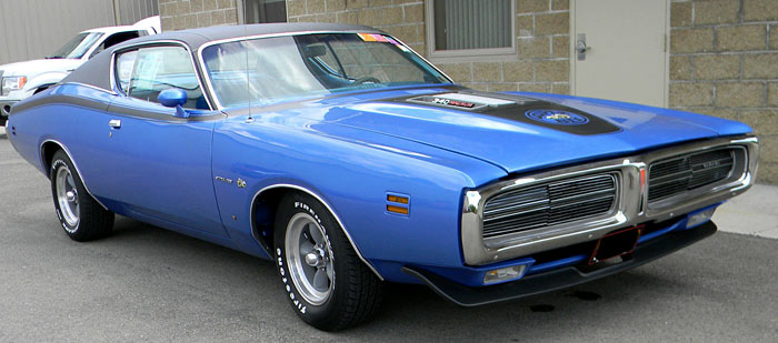 1971 Dodge Charger Super Bee Fastback 340 CI Automatic, B5 Blue, 1 of 320 produced1