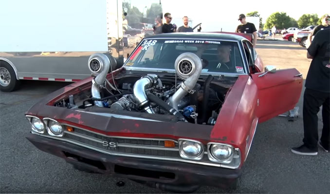 1300hp Twin Turbo Chevelle - Muscle Car