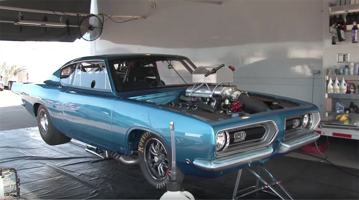3000+hp Plymouth Barracuda Flies at Tulsa Raceway Park ...