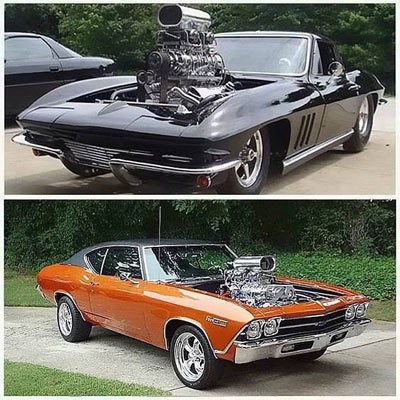 muscle cars with blowers