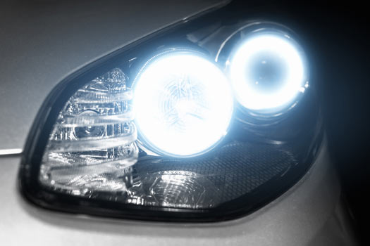 Angel-eyes-xenon-headlight-glowing-optics-lens