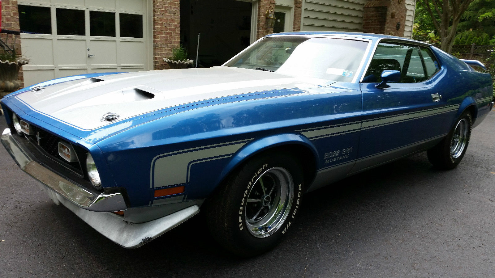 1971 Mustang Boss 351 Original, Grabber Blue2