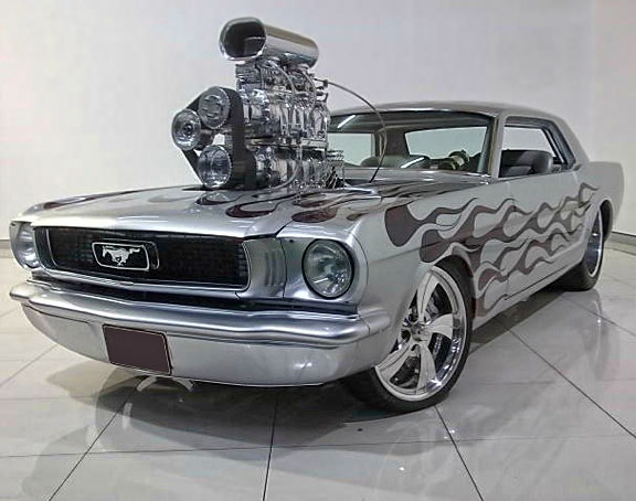 1966 Gary Myers Mustang Twin Supercharged